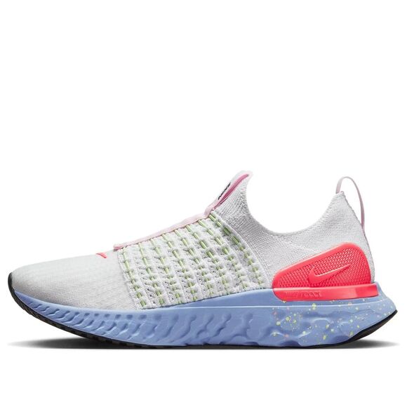 9.5W-[NEW] Women's Nike React Phantom Run FK 2 Shoes 'Platinum Tint' FD0879-001 - Picture 1 of 6